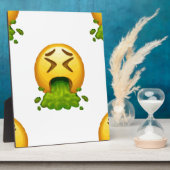 emoji puking fotoplaat (Zijkant)