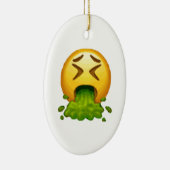 emoji puking keramisch ornament (Rechts)
