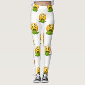 Emoji Puking leggings (Voorkant)