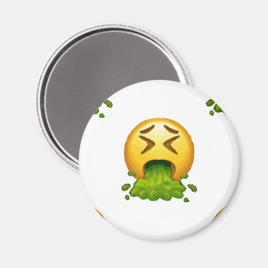 emoji puking magneet (Voorkant / Achterkant)