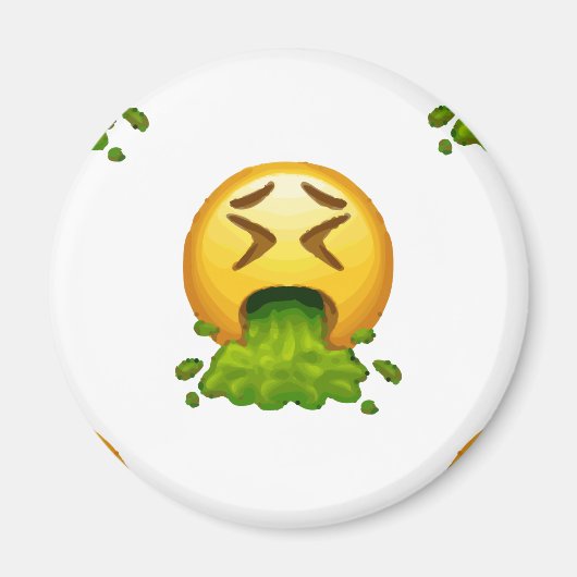 emoji puking magneet (Voorkant)