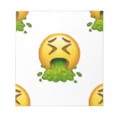 emoji puking notitieblok (Voorkant)