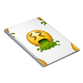emoji puking notitieboek (Rechterzijde)