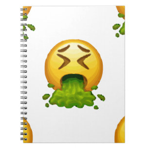 emoji puking notitieboek