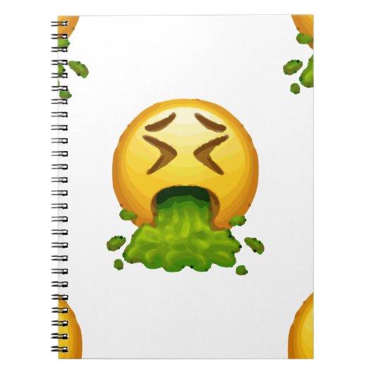 emoji puking notitieboek (Voorkant)