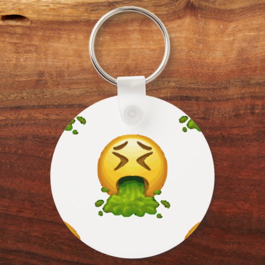 emoji puking sleutelhanger (Voorkant)