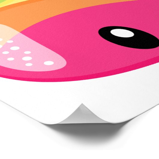 Emoji Raimbow Poop! Poster (Hoek)