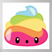 Emoji Raimbow Poop! Poster (Voorkant)