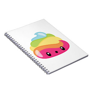 Emoji Rainbow Poop! Notitieboek