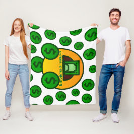 Emoji Razernij Fleece Deken