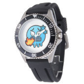 Emoji Razernij Horloge (Gekanteld)