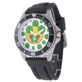 Emoji Razernij Horloge (Gekanteld)