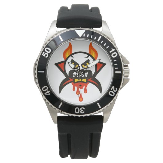 Emoji Razernij Horloge (Voorkant)
