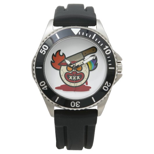 Emoji Razernij Horloge (Voorkant)