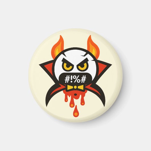Emoji Razernij Magneet (Voorkant)