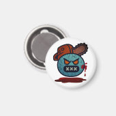 Emoji Razernij Magneet (Voorkant / Achterkant)