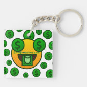 Emoji Razernij Sleutelhanger (Achterkant)