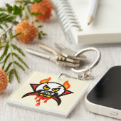 Emoji Razernij Sleutelhanger (Voorkant Rechts)