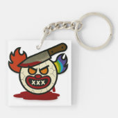 Emoji Razernij Sleutelhanger (Achterkant)