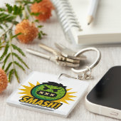 Emoji Razernij Sleutelhanger (Voorkant Rechts)