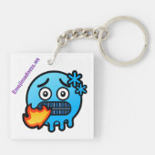 Emoji Razernij Sleutelhanger (Achterkant)
