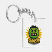 Emoji Razernij Sleutelhanger (Voorkant Links)