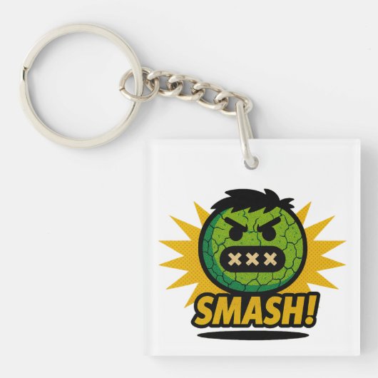Emoji Razernij Sleutelhanger (Voorkant)