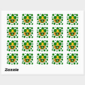 Emoji Razernij Vierkante Sticker (Vel)