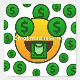 Emoji Razernij Vierkante Sticker