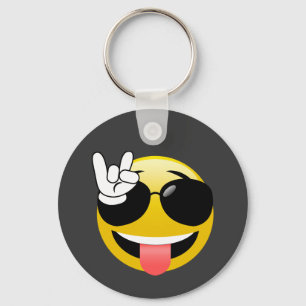 Emoji Rock On Sleutelhanger