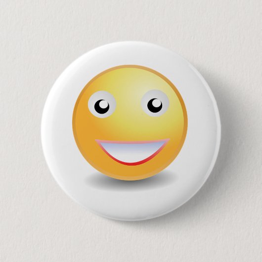 Emoji! Ronde Button 5,7 Cm (Voorkant)