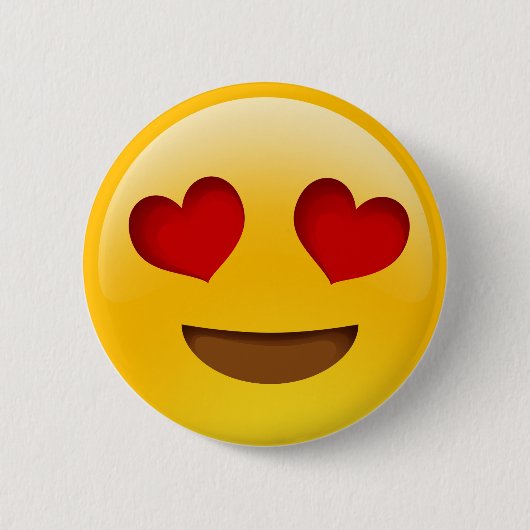 Emoji Ronde Button 5,7 Cm (Voorkant)