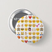emoji ronde button 5,7 cm (Voorkant /achterkant)