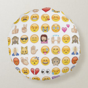 emoji ronde kussen