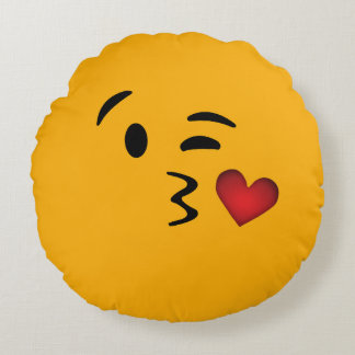 Emoji Round Pillow Rond Kussen
