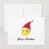 Emoji Santa Christmas Grappig Feestdagenkaart (Voorkant / Achterkant)