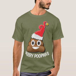 Emoji Santa poop Ugly KerstSweater T-shirt
