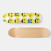 emoji-skateboard persoonlijk skateboard (Horizontaal)
