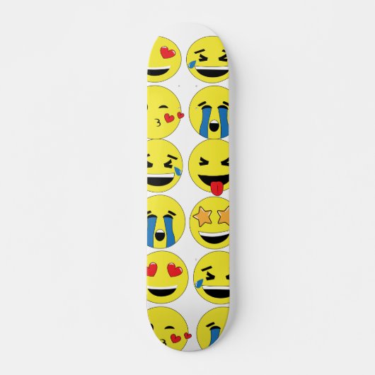 emoji-skateboard persoonlijk skateboard (Voorkant)