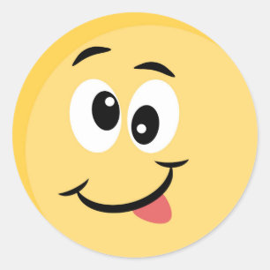 Emoji Sticker met Happy Face
