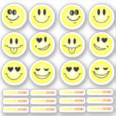 Emoji-sticker Sticker (Voorkant)