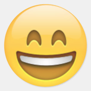 Emoji-Stickers Ronde Sticker