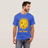 Emoji Sun Kust T-shirt (Voorkant volledig)