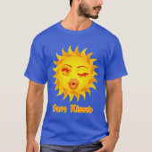 Emoji Sun Kust T-shirt (Voorkant)