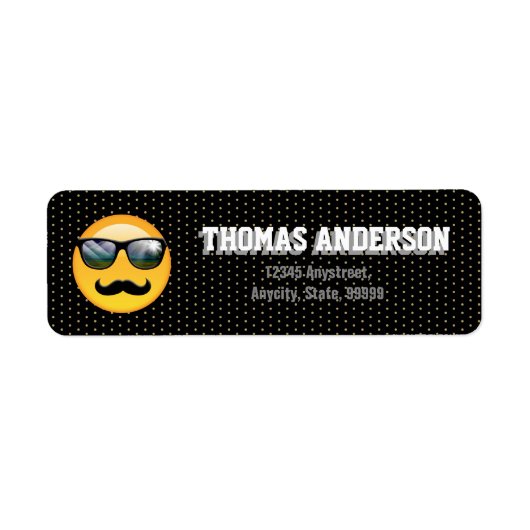 Emoji Super Shady ID230 Etiket (Voorkant)