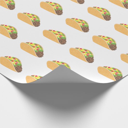 emoji taco cadeaupapier (Hoek)