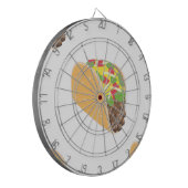 emoji taco dartbord (Voorkant Links)