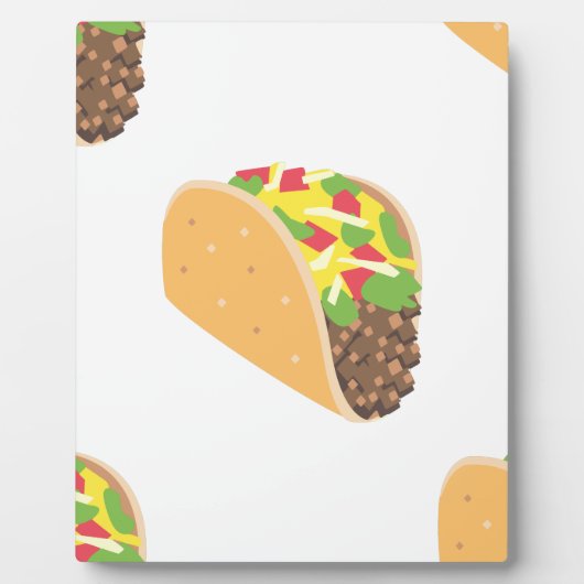 emoji taco fotoplaat (Voorkant)
