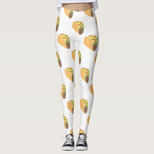 emoji taco leggings (Voorkant)