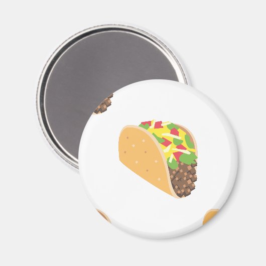 emoji taco magneet (Voorkant / Achterkant)